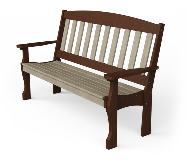 Poly English Garden bench.