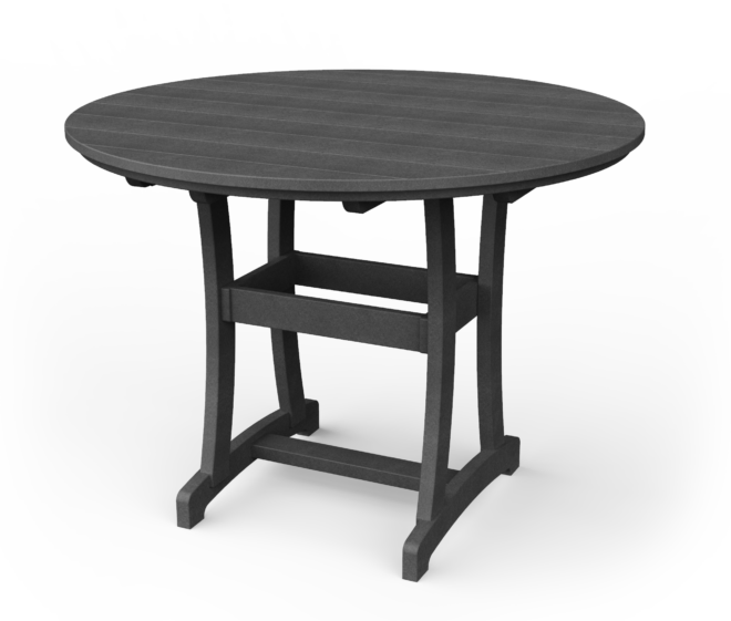 Poly round bar table.