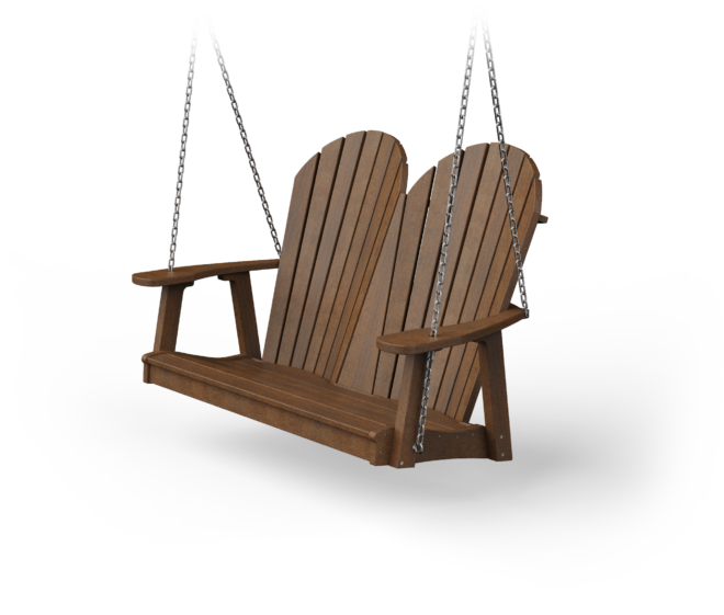 Poly Adirondack porch swing.