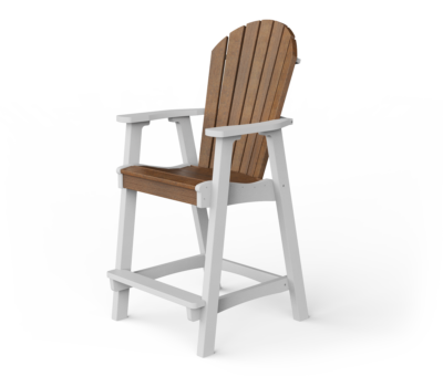 Poly Adirondack bar height chair.