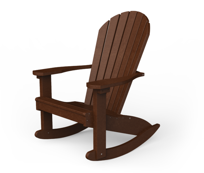 Poly Adirondack rocking chair.