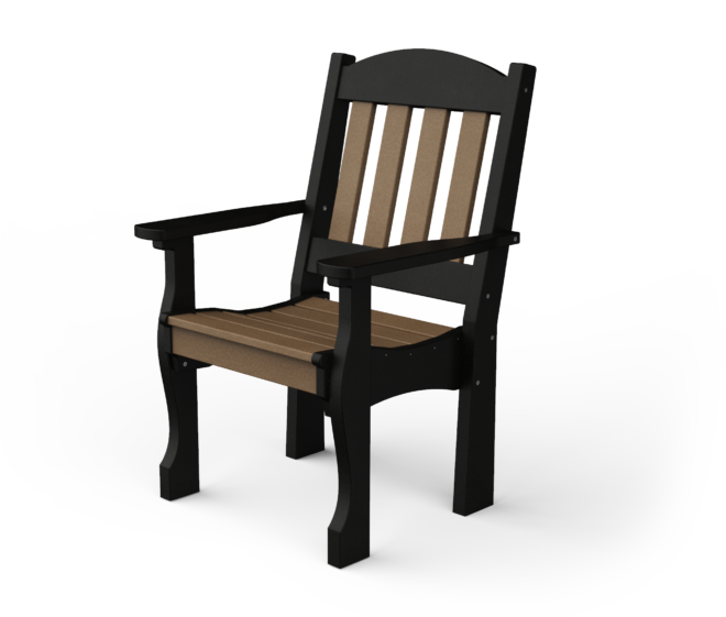 Poly garden arm chair.