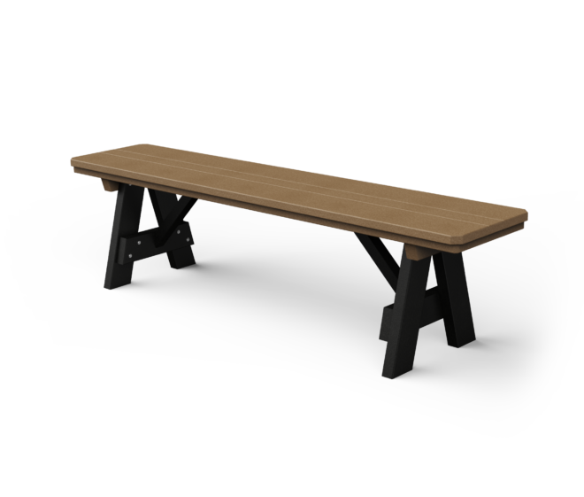 Poly picnic bench.