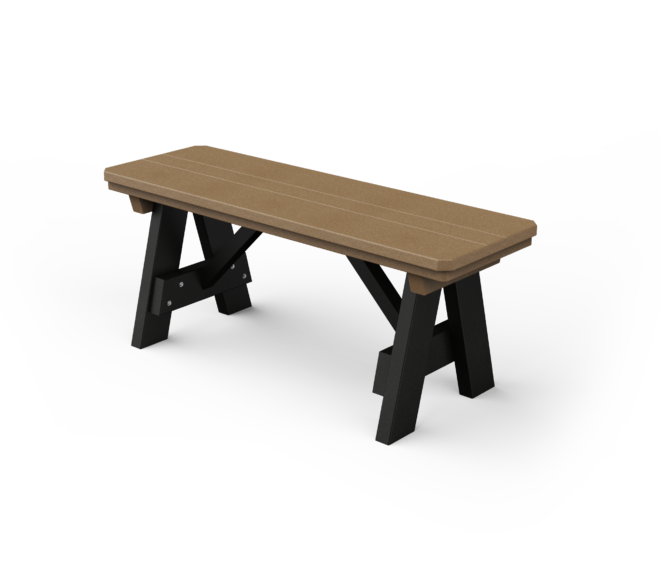 Poly picnic bench.