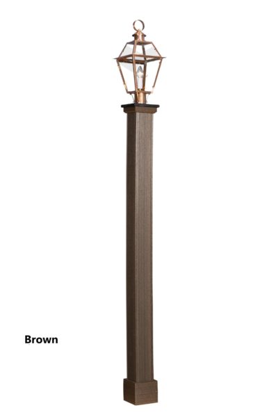 Springfield Poly-Woodgrain Lantern Post